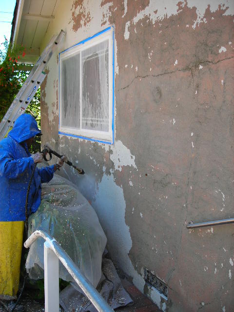 Water blasting paint removal online